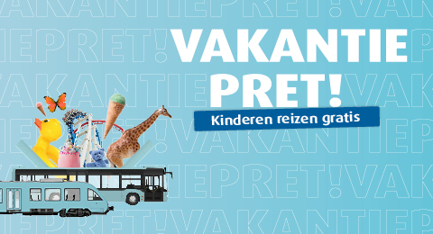 Vakantiepret! Kinderen reizen gratis.