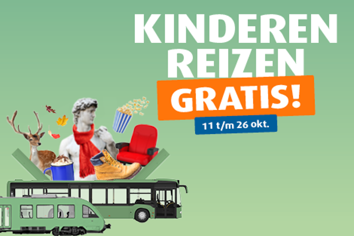 Kinderen reizen gratis deze herfstvakantie!