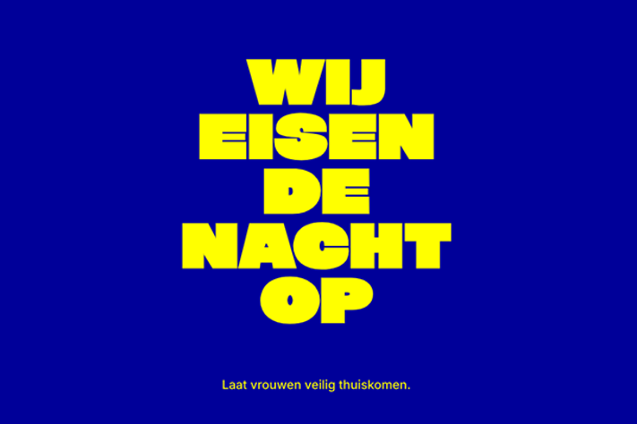 Keolis Blauwnet steunt de campagne ‘Wij eisen de nacht op’