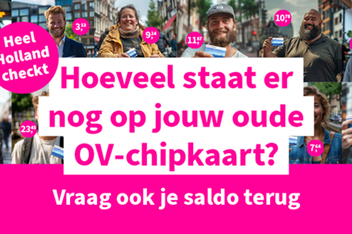 Hoeveel staat er nog op jouw oude OV-chipkaart?